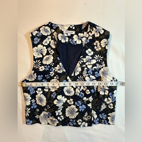NWT Veronica Beard Brinkley Floral Crop Top Size 6 - Picture 3 of 9